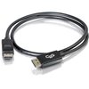 C2G 6ft DisplayPort Cable M M Blk, 54401 54401